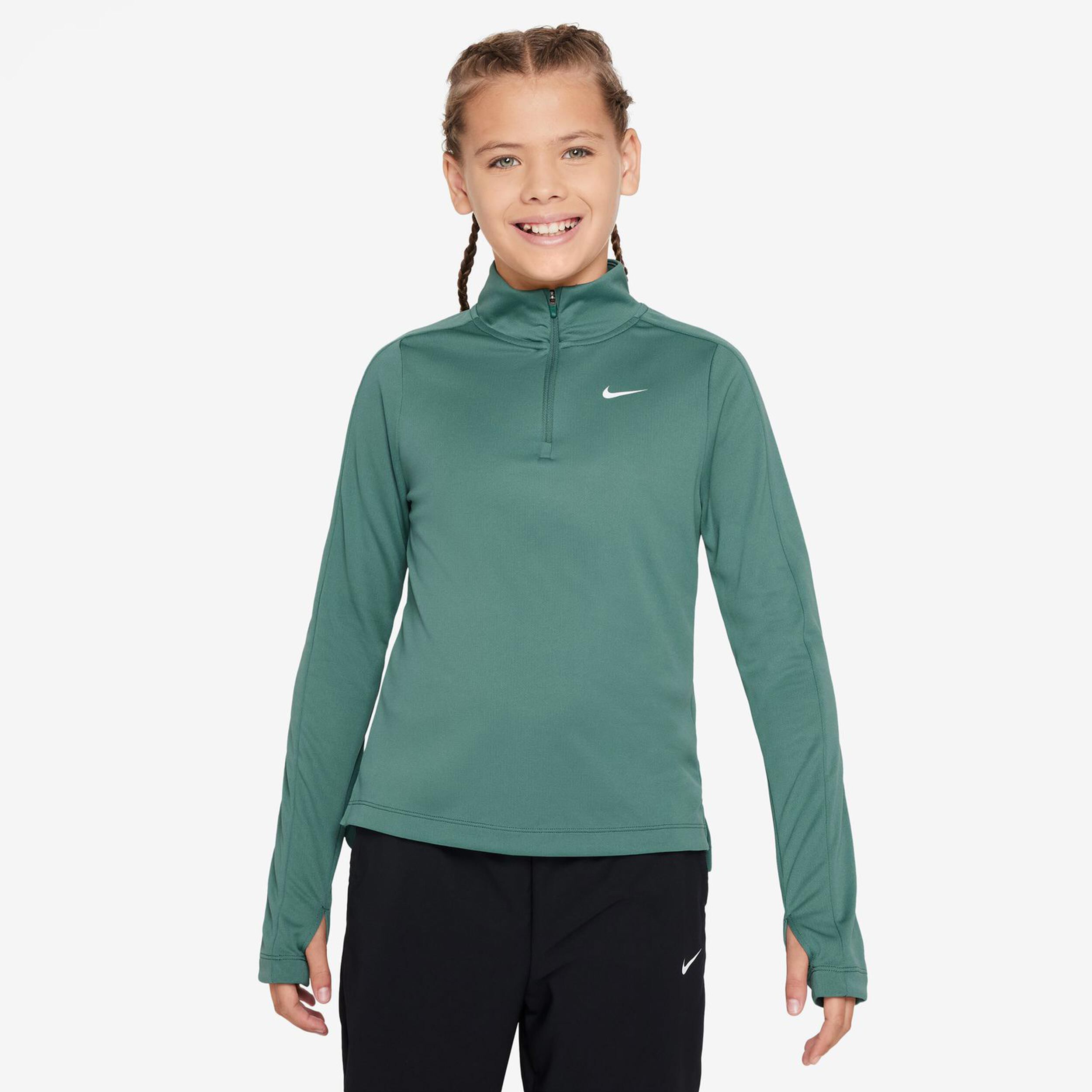 Nike half zip top kids online