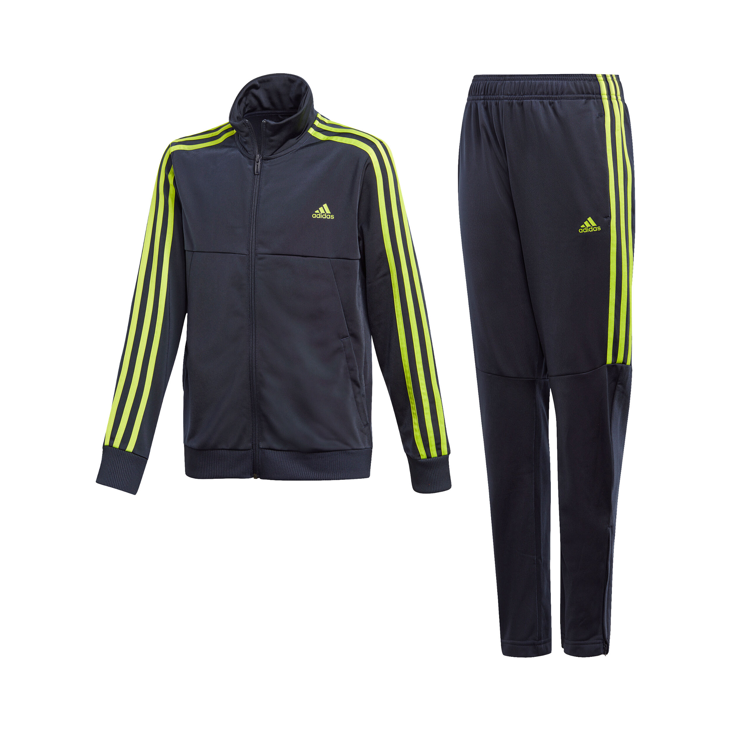 Lime green adidas on sale tracksuit