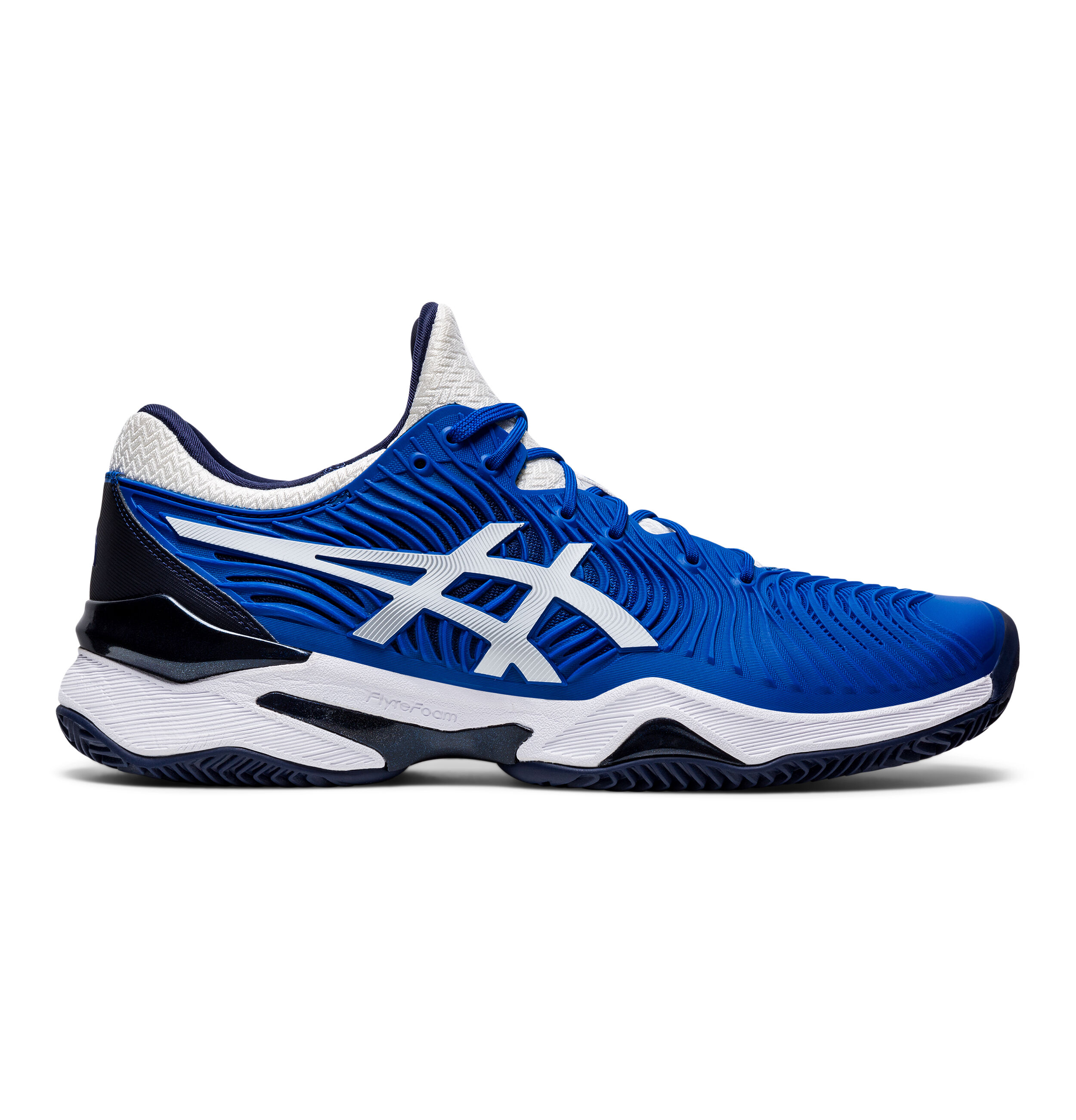 Asics men's court ff novak tennis shoes best sale electric blue and white