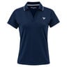 W. TEAM TECH POLOWHITE Polo Women-dark blue