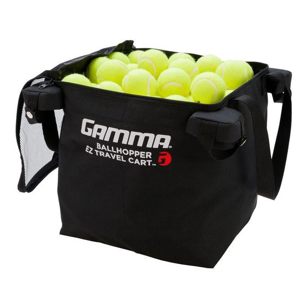Gamma Ballhopper EZ Travel Cart 150 Extra Ball Pocket-Black Gamma Ballhopper EZ Travel Cart 150 Extra Ball Pocket-Black