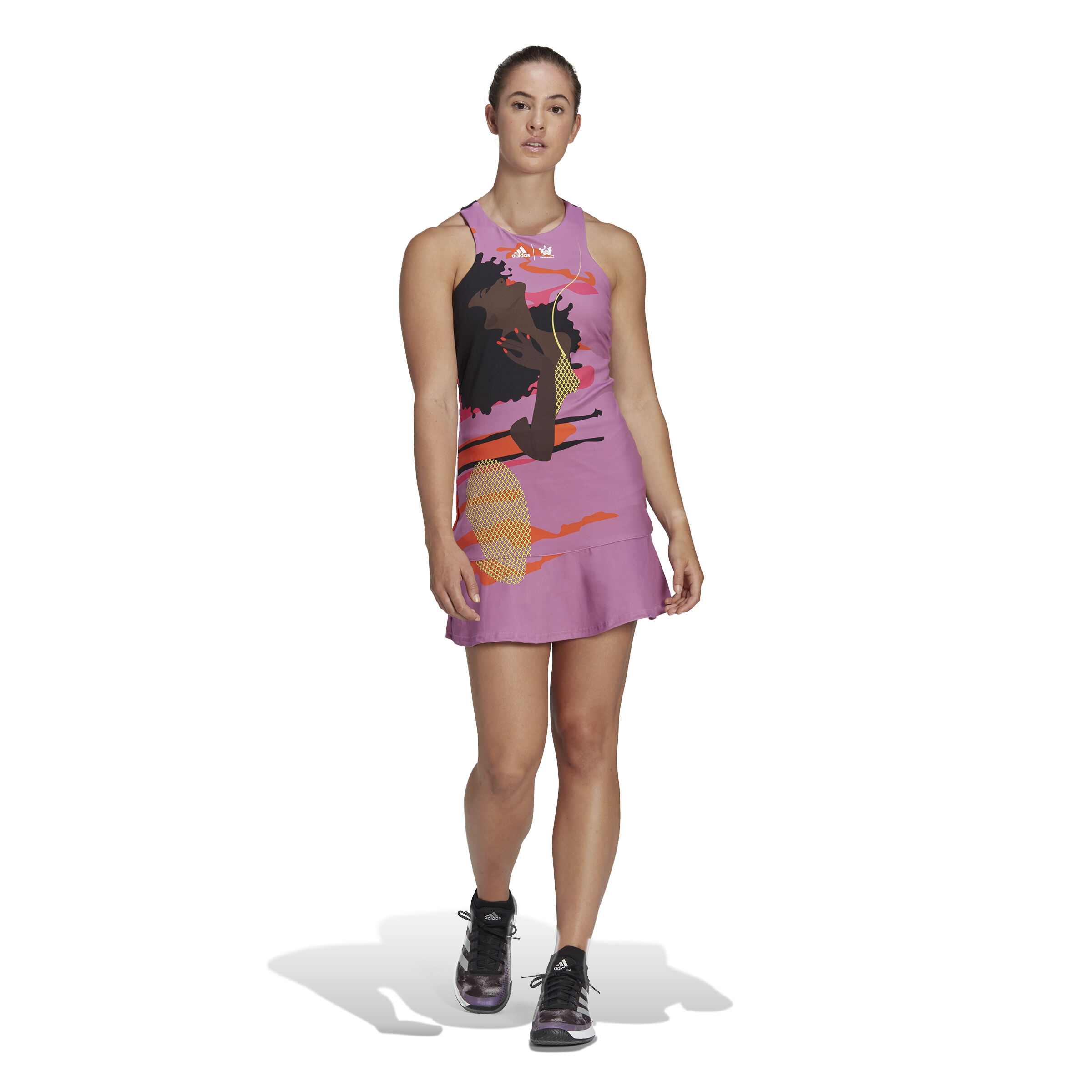 Buy adidas New York Y Dress Women Lilac Multicoloured online Tennis Point UK