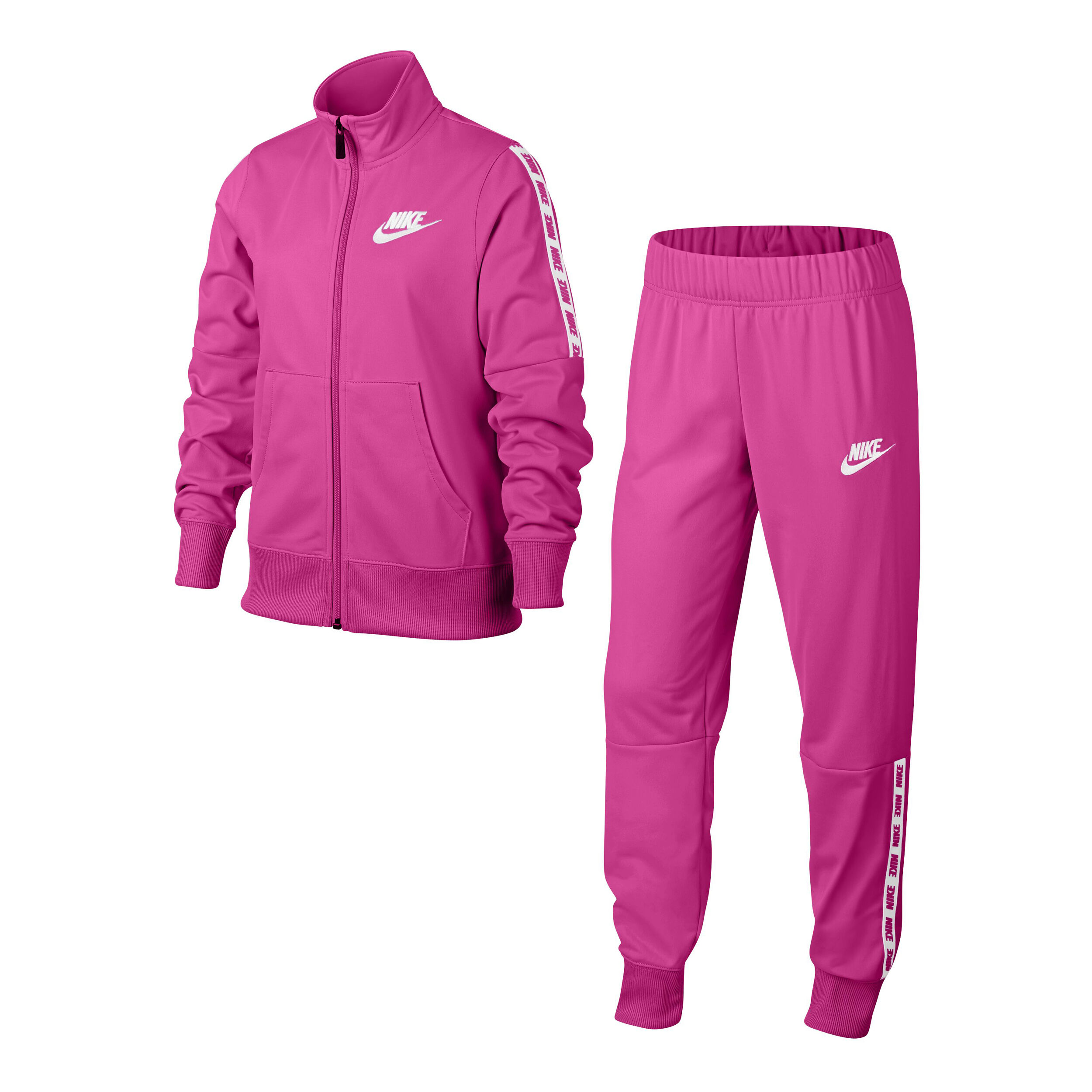 pink nike tracksuit