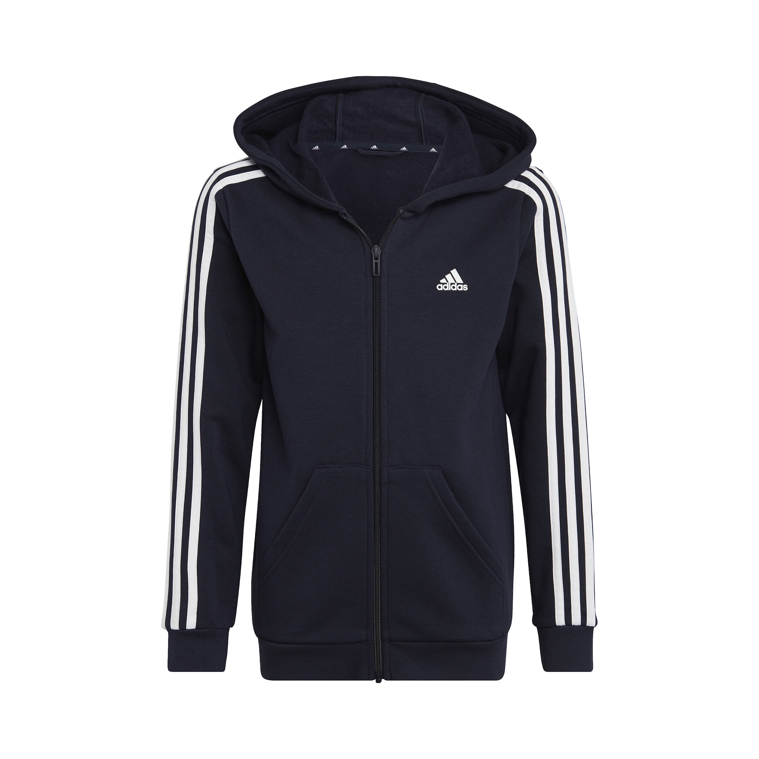 Boys adidas zip hoodie hotsell