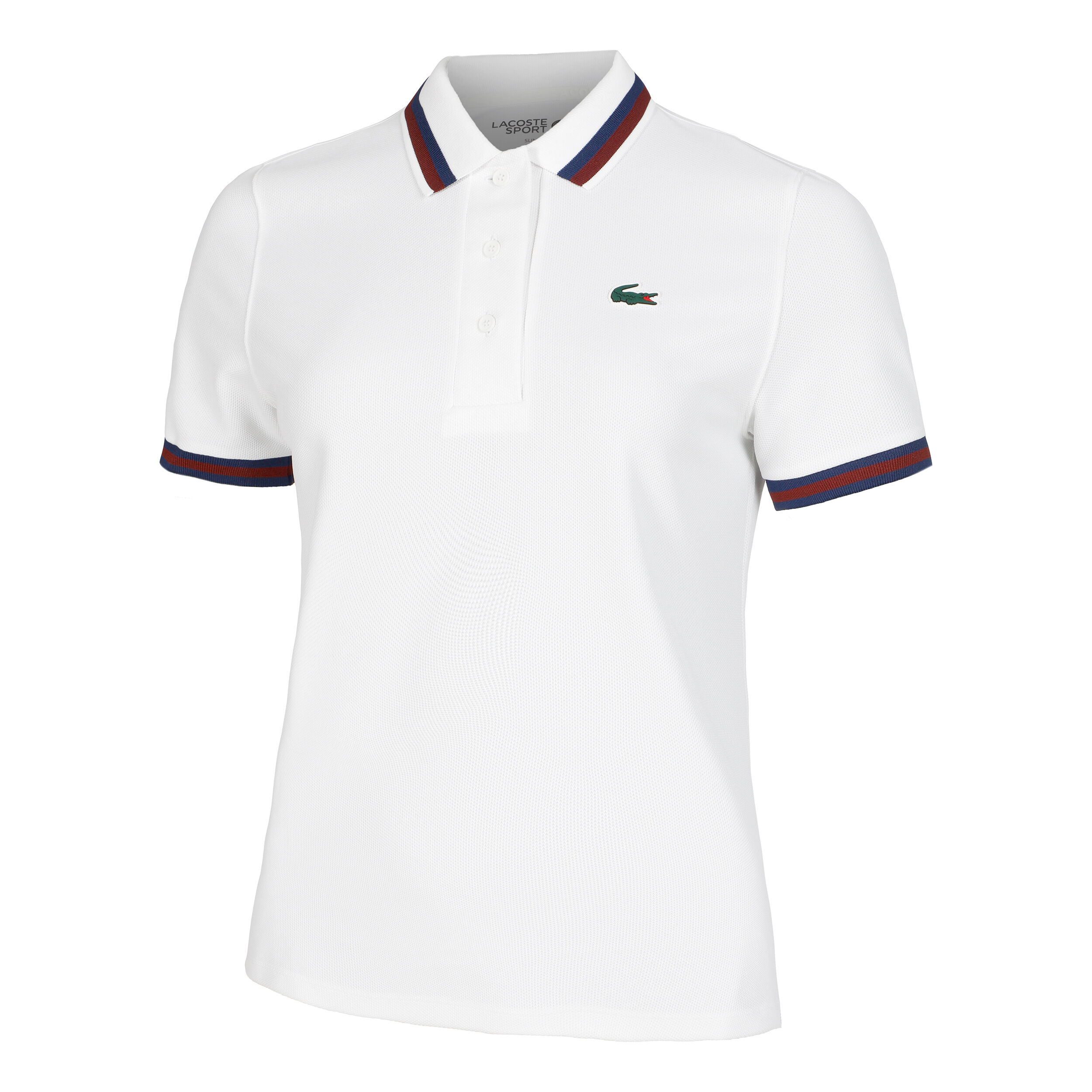 Lacoste tipped store polo shirt