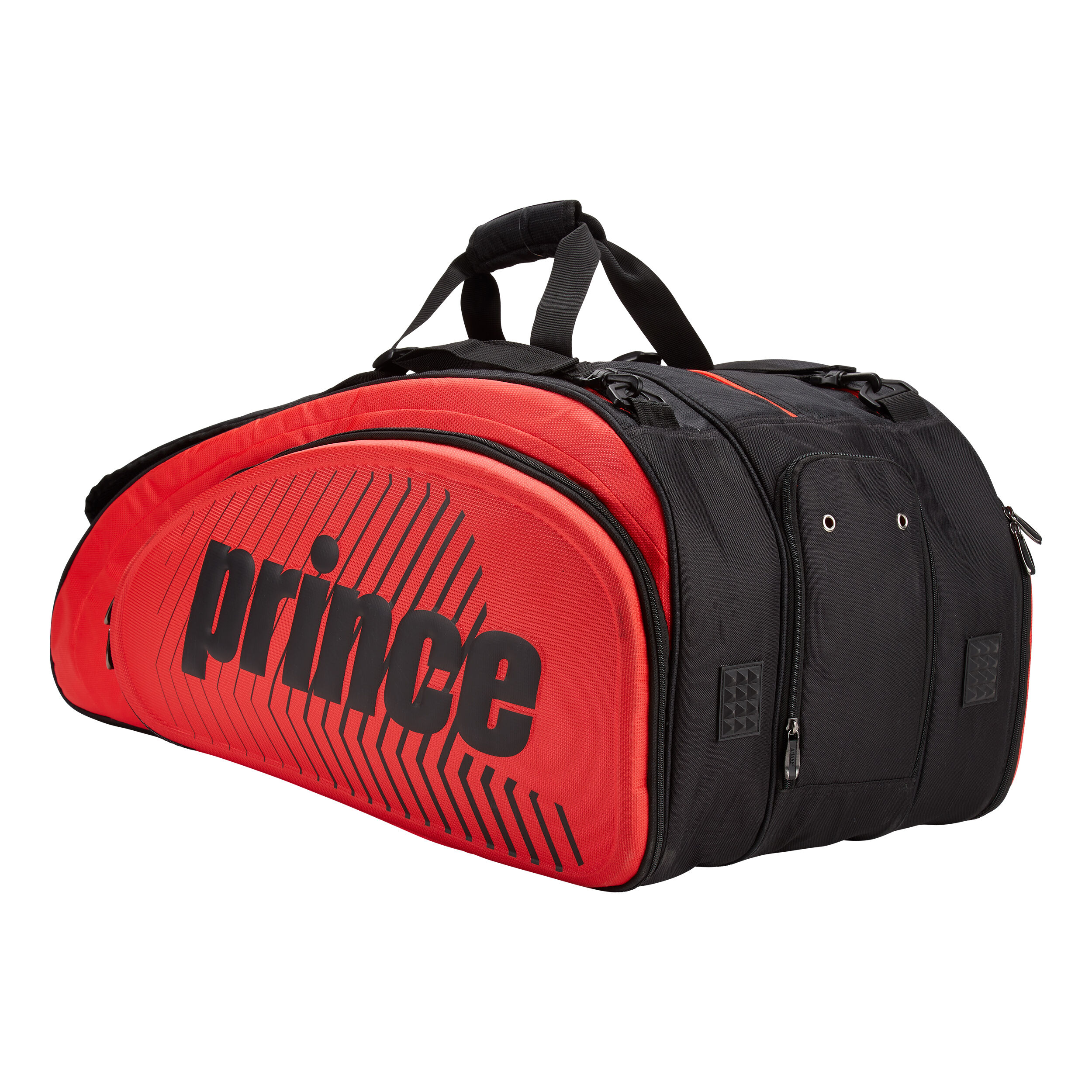 Buy Prince Tour Slam Bag Racket Bag 12 Pack Black Red online Tennis Point UK
