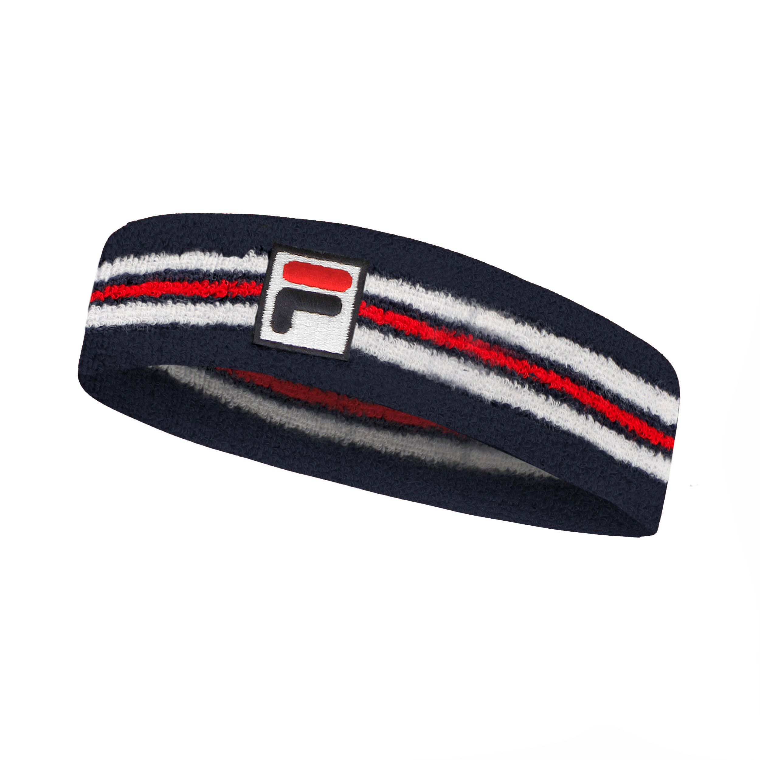 Red fila headband on sale