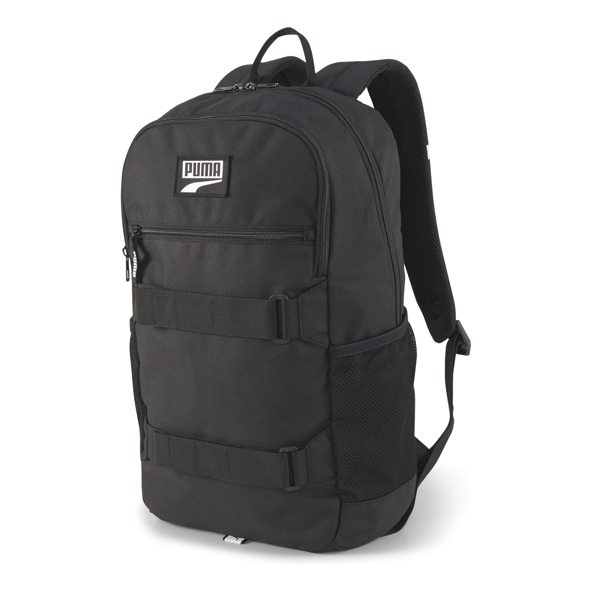 Puma unisex black deck on sale backpack