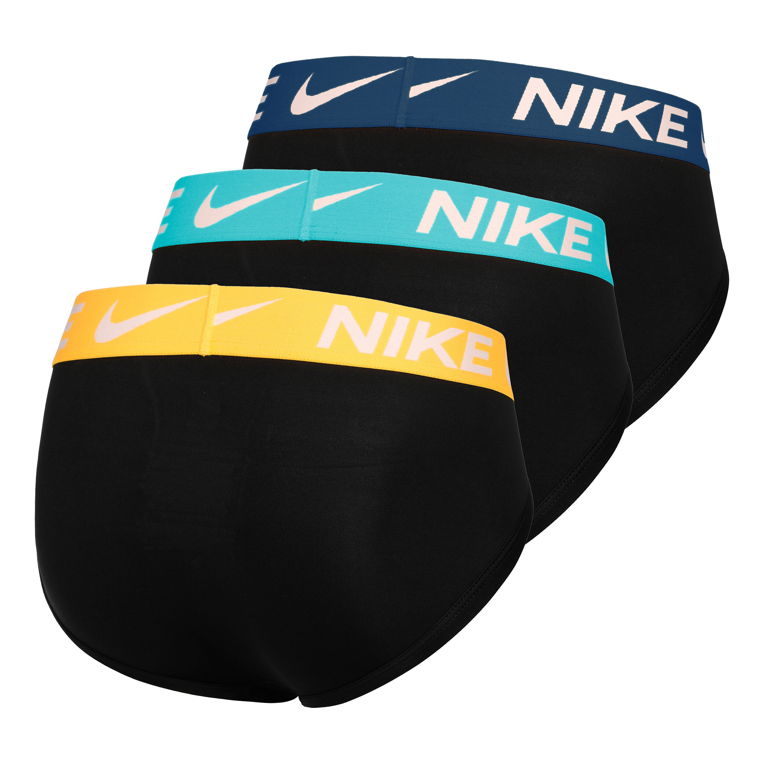 Essential Micro Hip Slip 3 Pack Men Black Multicoloured