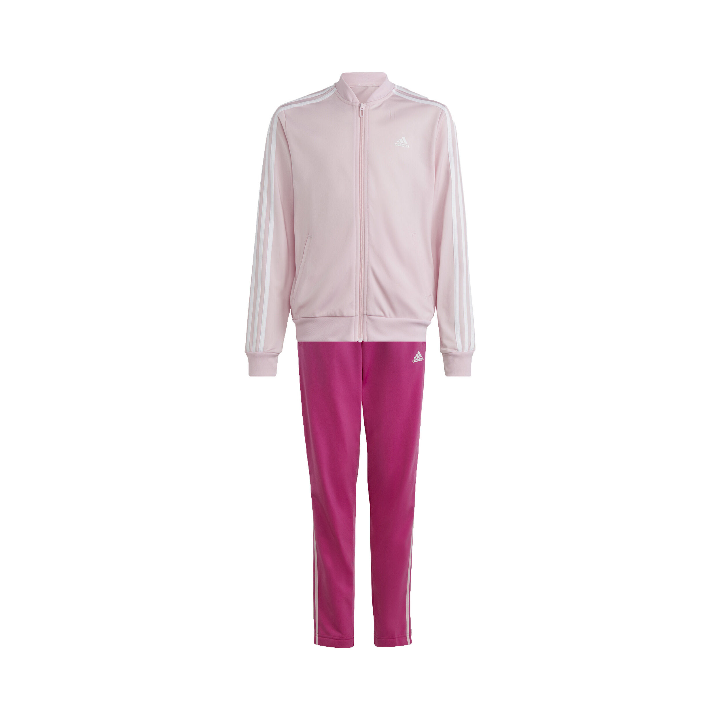 3 Stripes Tracksuit Girls Pink Pink