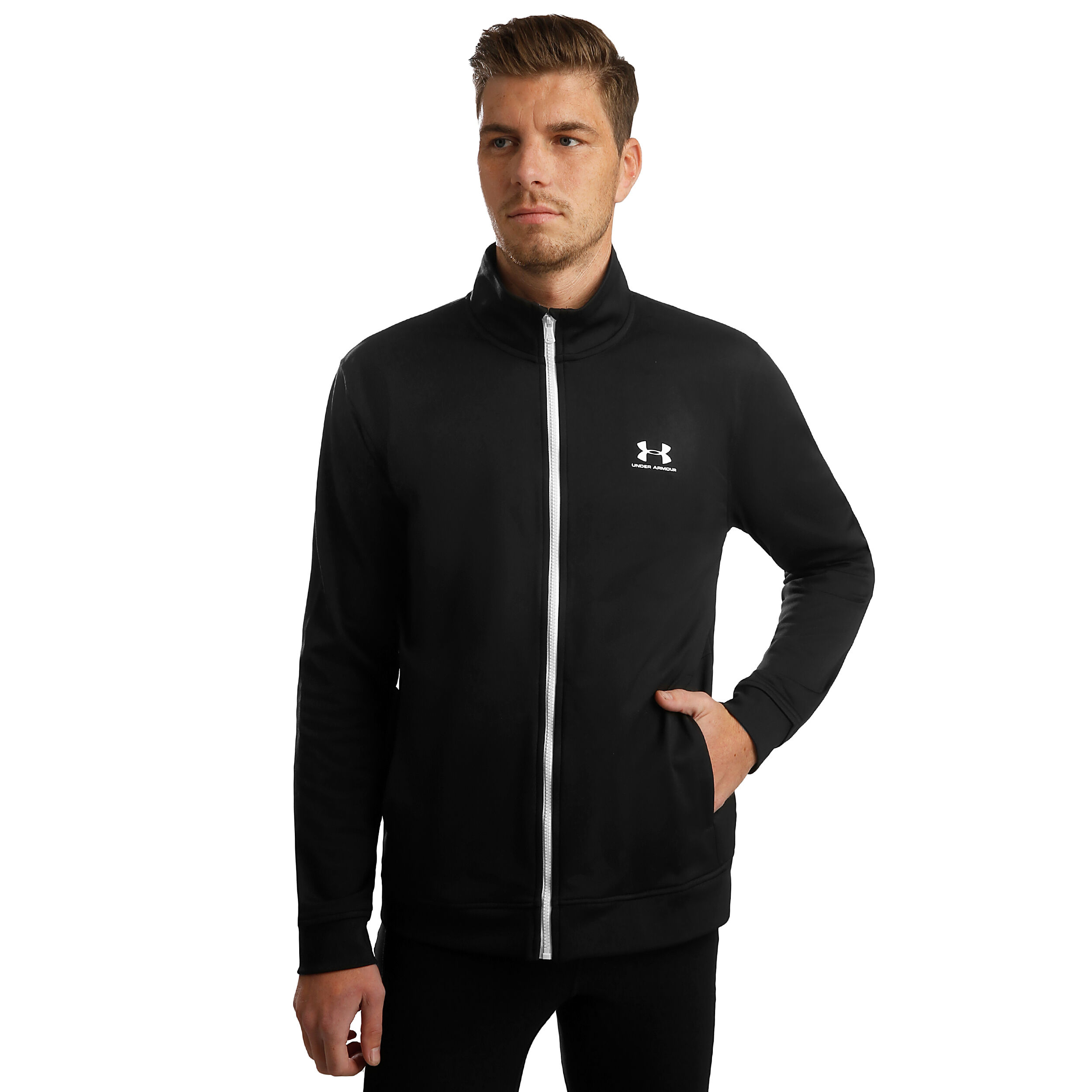 Sportstyle Tricot Training Jacket Men Black White