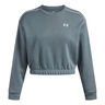 Rival Fleece Piped Crew Sweatshirt Women - blue grey, 