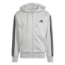 Essentials 3 Stripes Zip Hoodie Men - grey, black