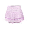 High Waist Petal Haze Skirt Women-White,Pink