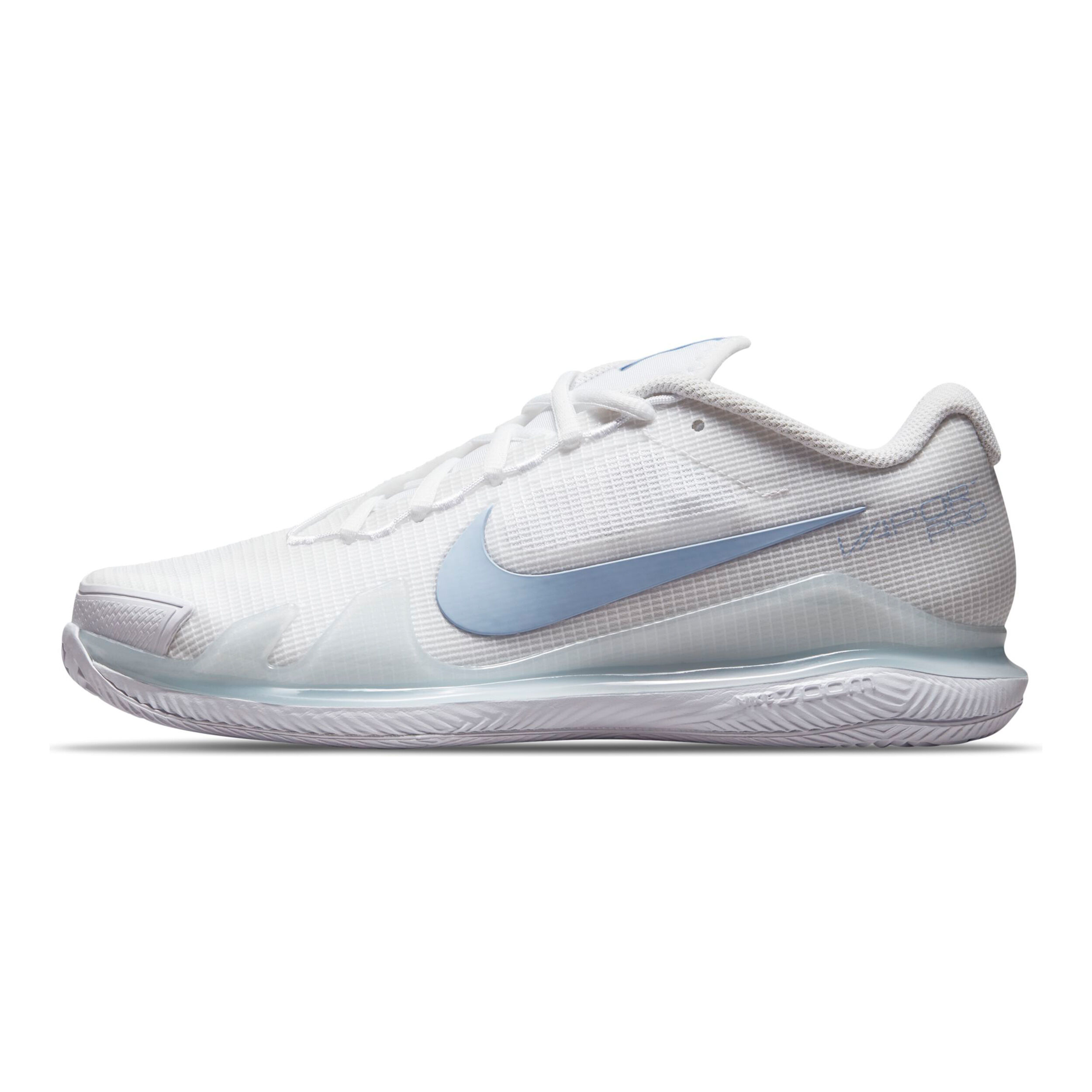 Air Zoom Vapor Pro Clay Court Shoe Women White Light Blue