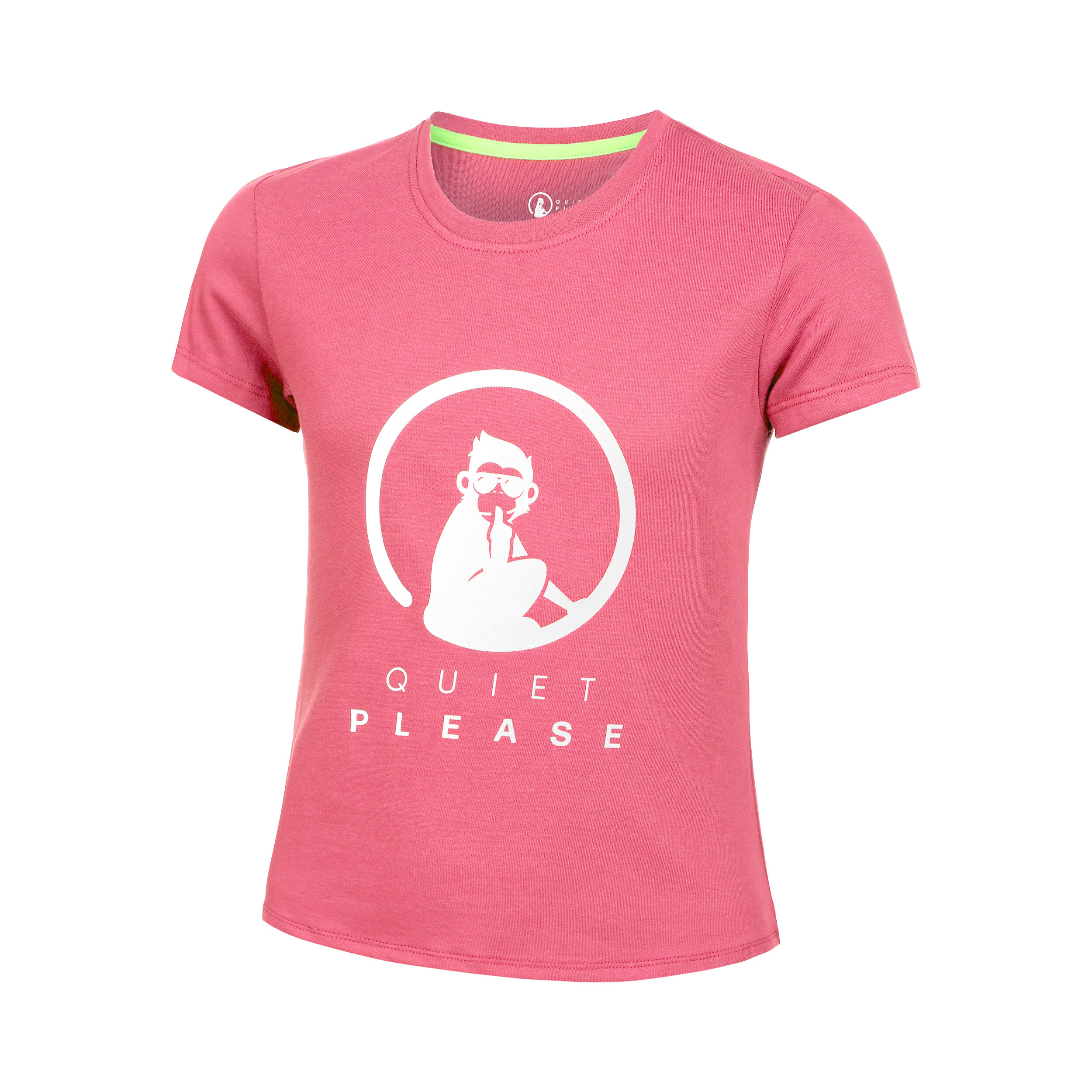 Buy Quiet Please Baseline Logo T Shirt Girls Pink online Tennis