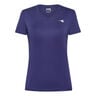L. Short Sleeve T-Shirt Women-Blue