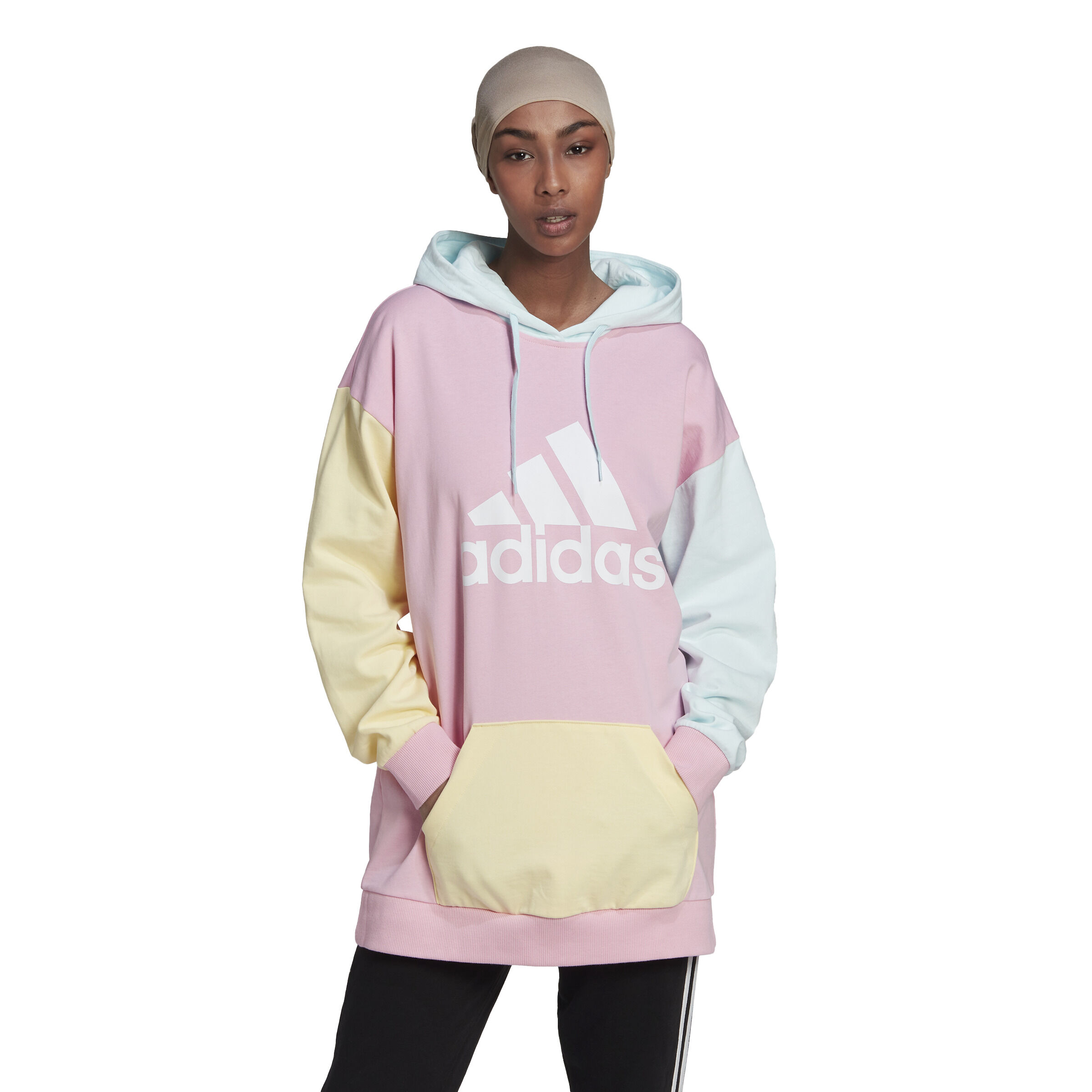 Adidas colorblock sale hoodie women's