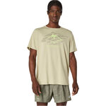 ASICS Clothing ASICS Fujitrail Logo Running Shirt Men-Green