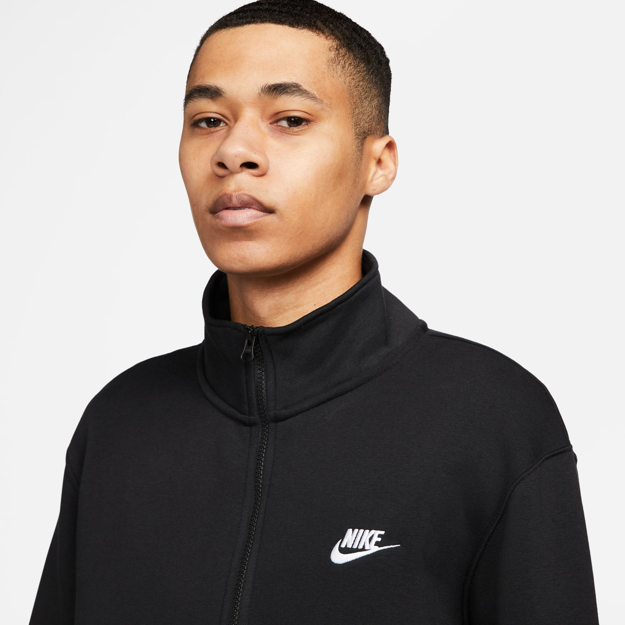 Nike club clearance half zip sweat