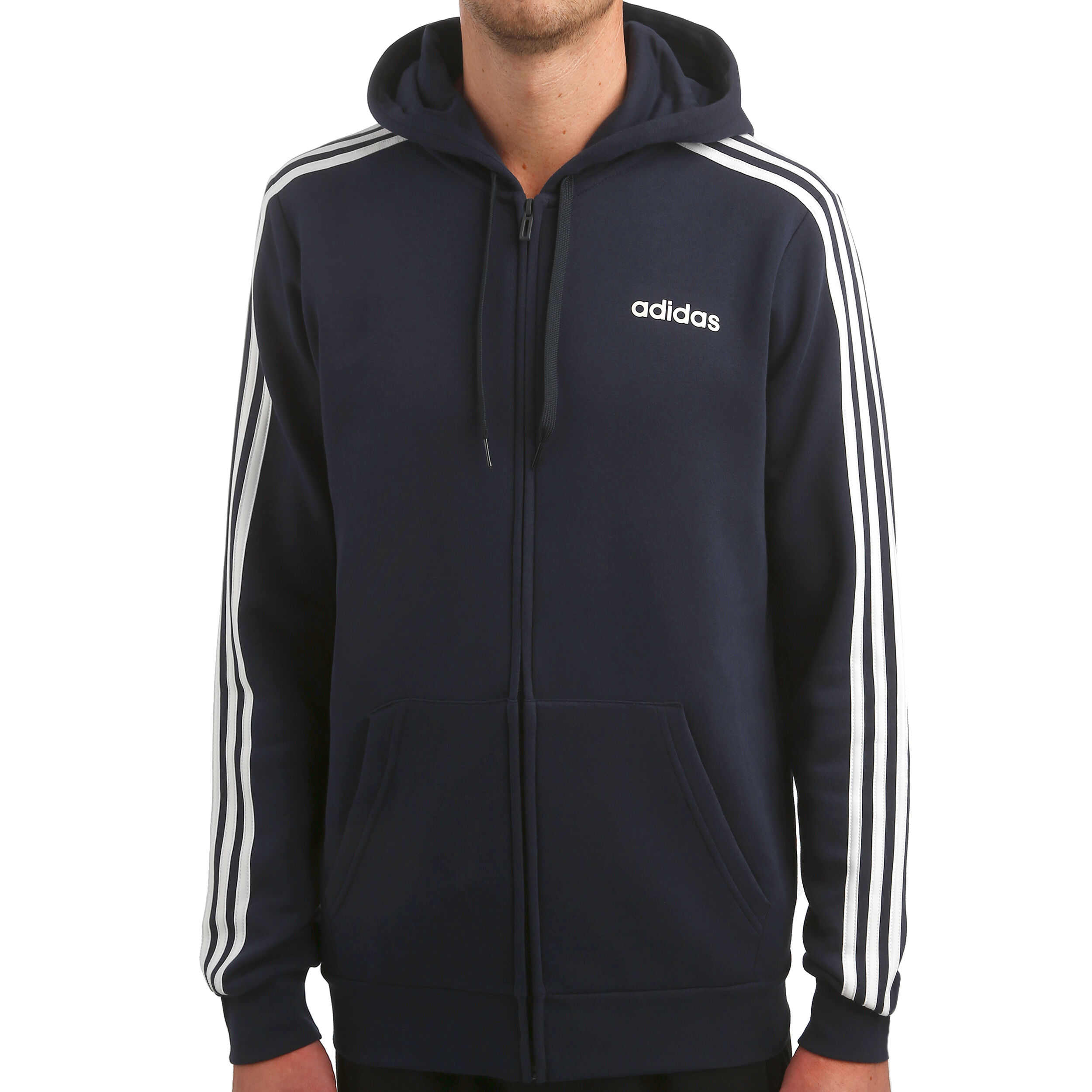 adidas essentials 3 stripe sweatshirt