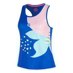 Image of Hey Laguna Racerback
 Tank top Women-blue, multicoloured