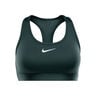 Swoosh Medium Sports bras Women - dark green, white