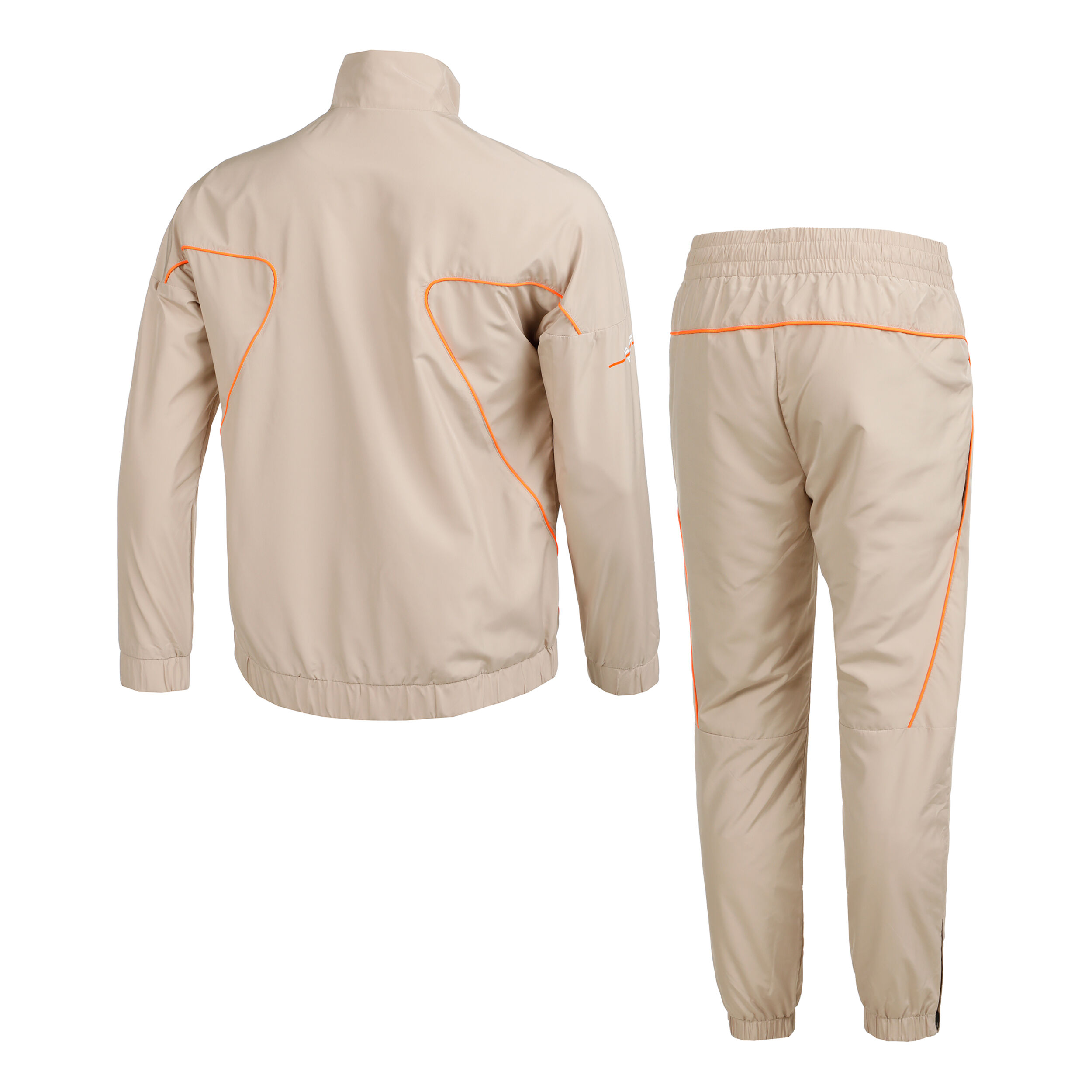 Tracksuit Men Beige Orange