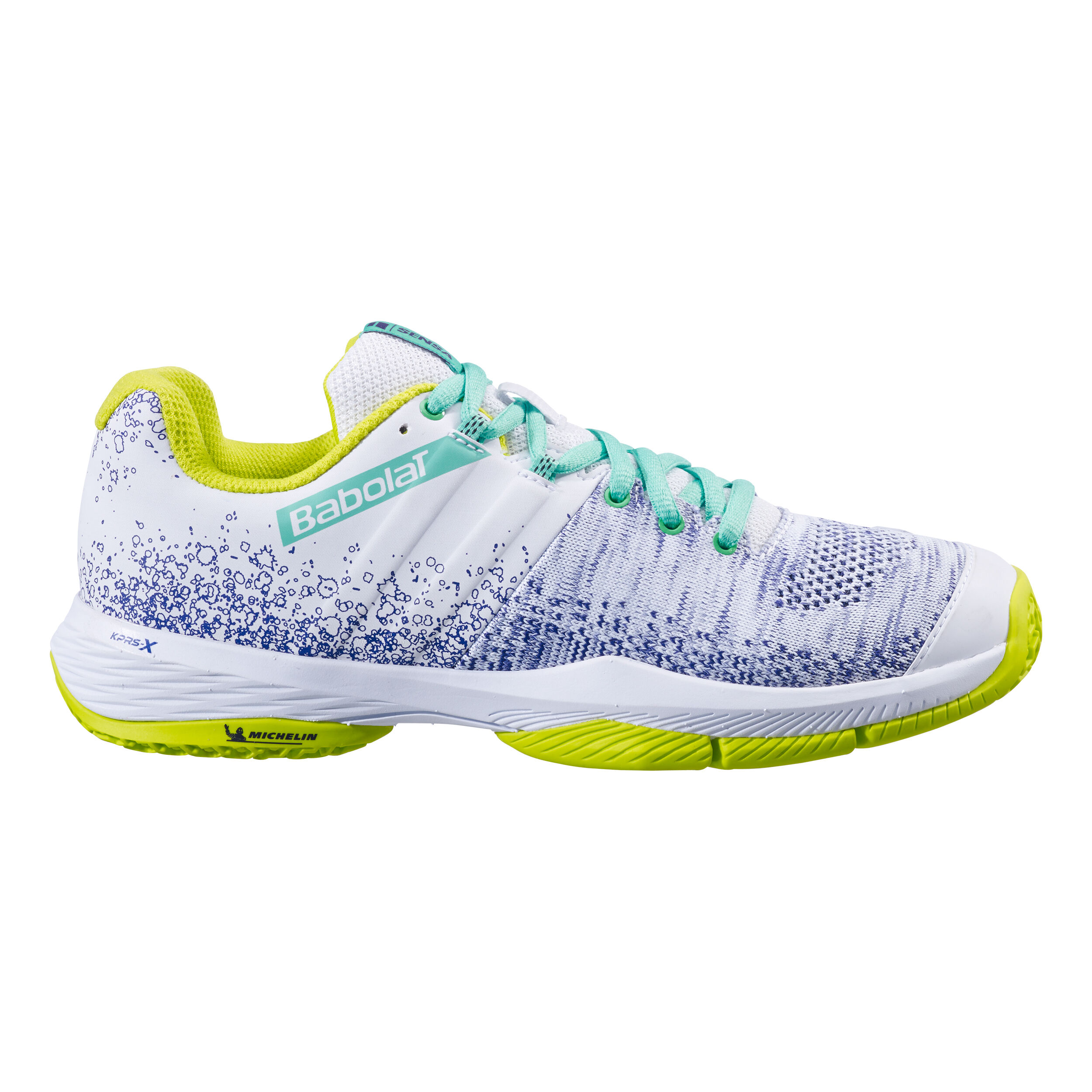 Sensa Padel Shoe Women White Yellow