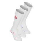 BIDI BADU Clothing BIDI BADU Crispy White Crew Move Tennis Socks-White