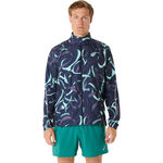 ASICS Clothing ASICS Road Lite-Show Running Jacket Men-Dark Blue,Multicoloured