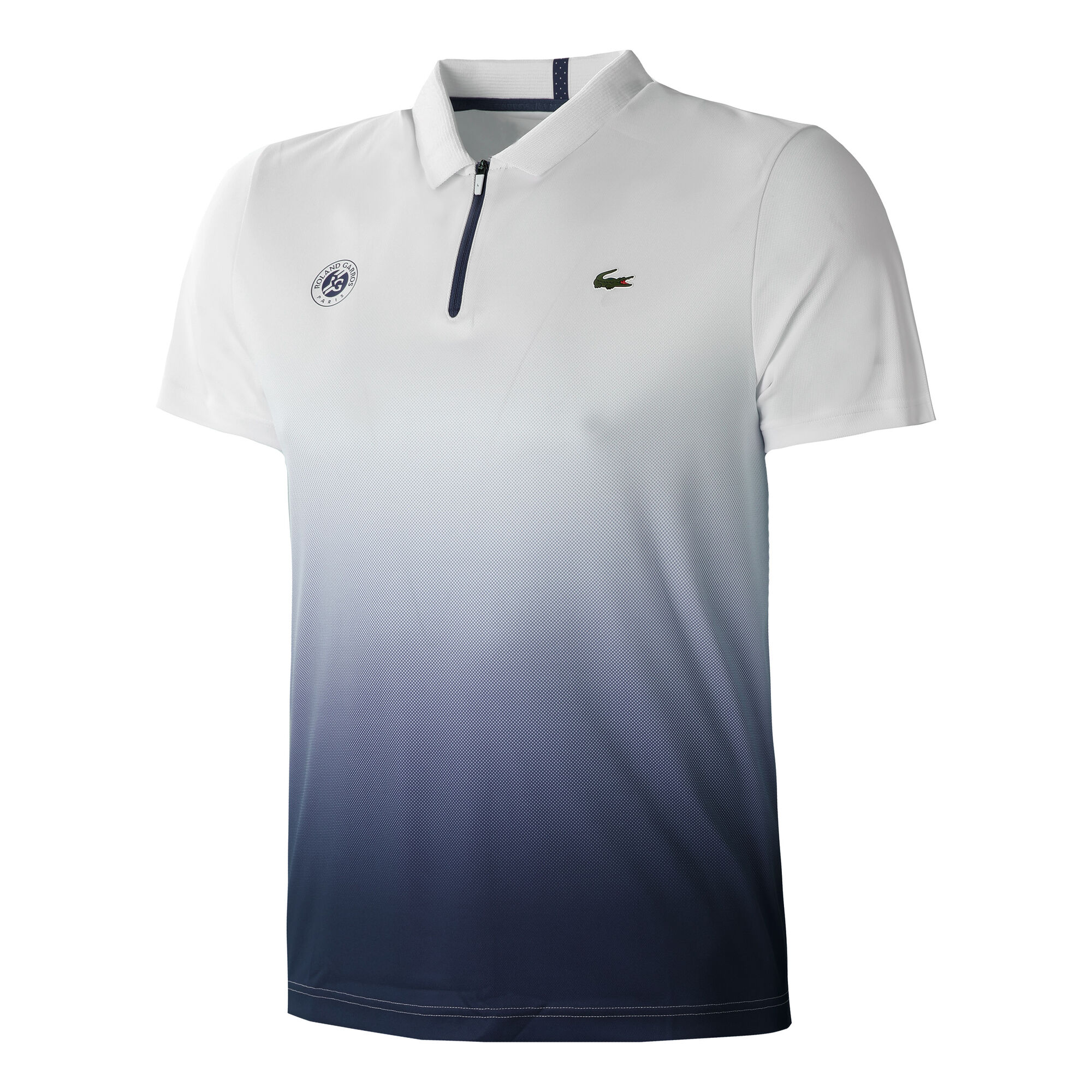 buy Lacoste Roland Garros Polo Men - Dark Blue, White ...