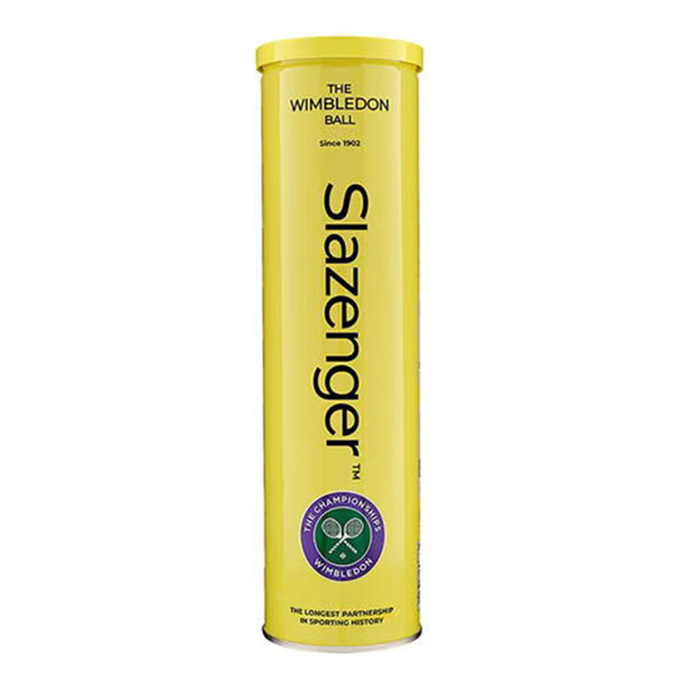 Slazenger Wimbledon 4 Ball Tube Slazenger Wimbledon 4 Ball Tube