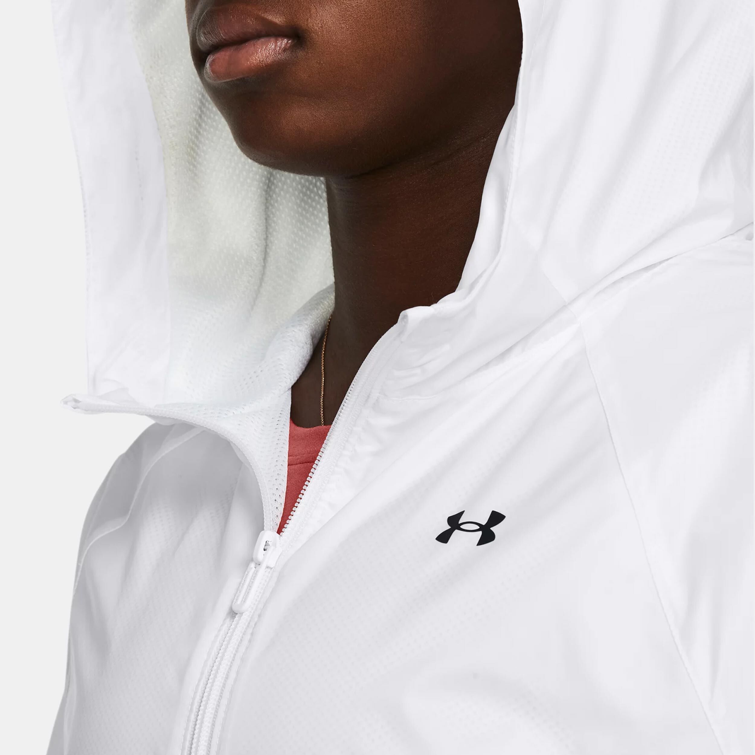 Under armour jackets women white deals