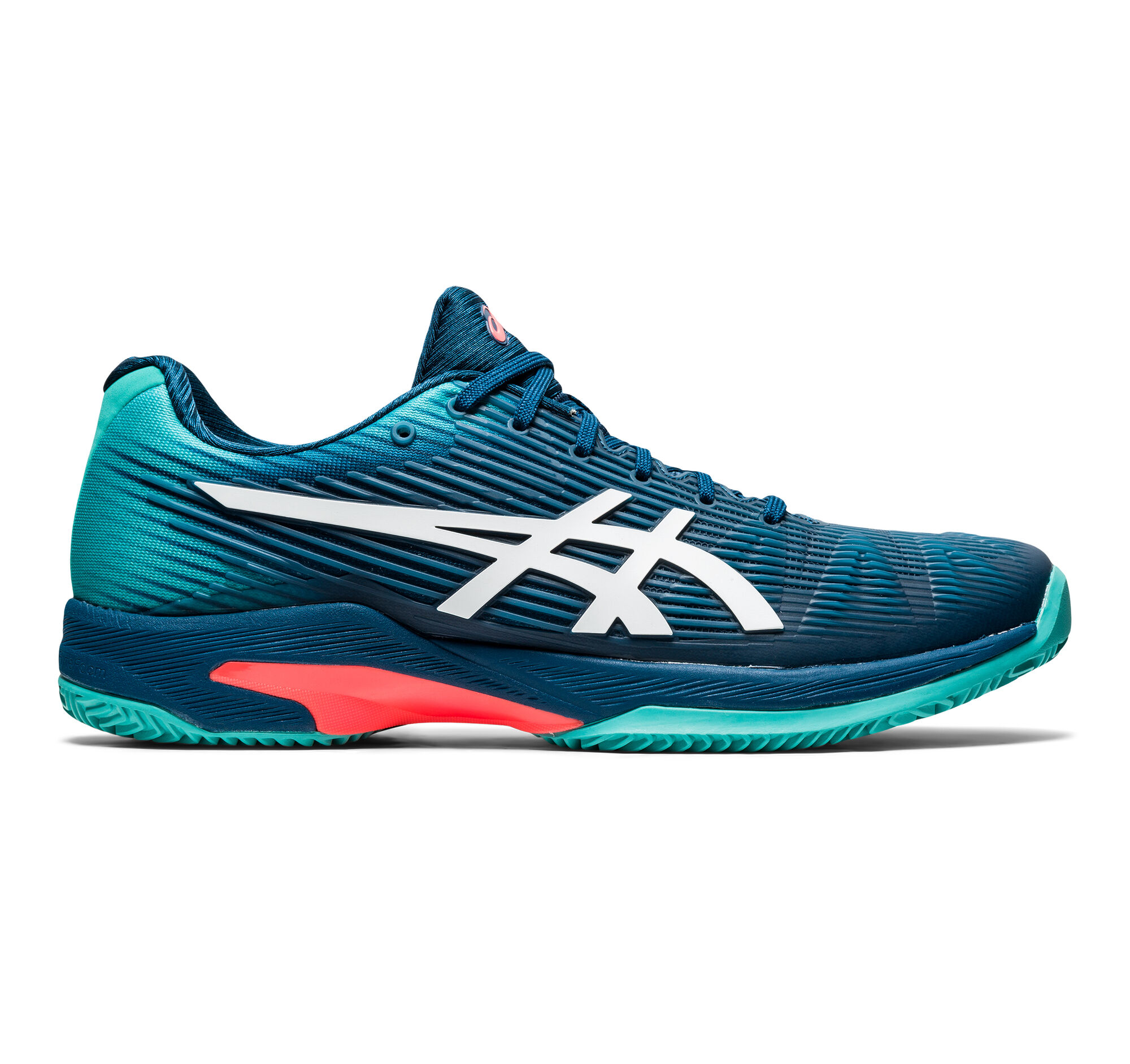 Buy ASICS Solution Speed FF Clay Court Shoe Men Petrol, White online ...