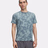 Launch Elite Print Running Shirt Men-Petrol,Blue-gray