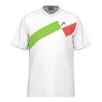 HEAD Clothing HEAD Topspin T-Shirt Men-White,Red