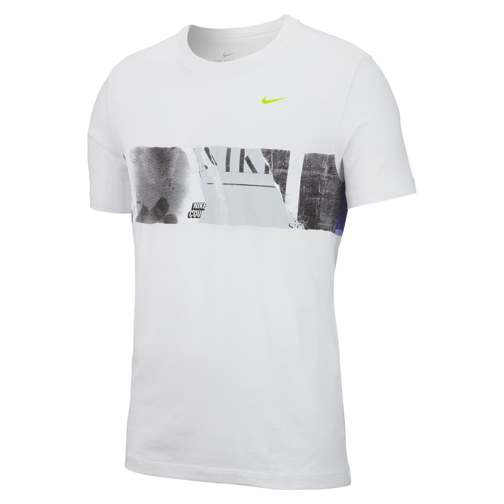 Buy Nike Court Graphic T Shirt Men White Dark Grey Online Tennis Point