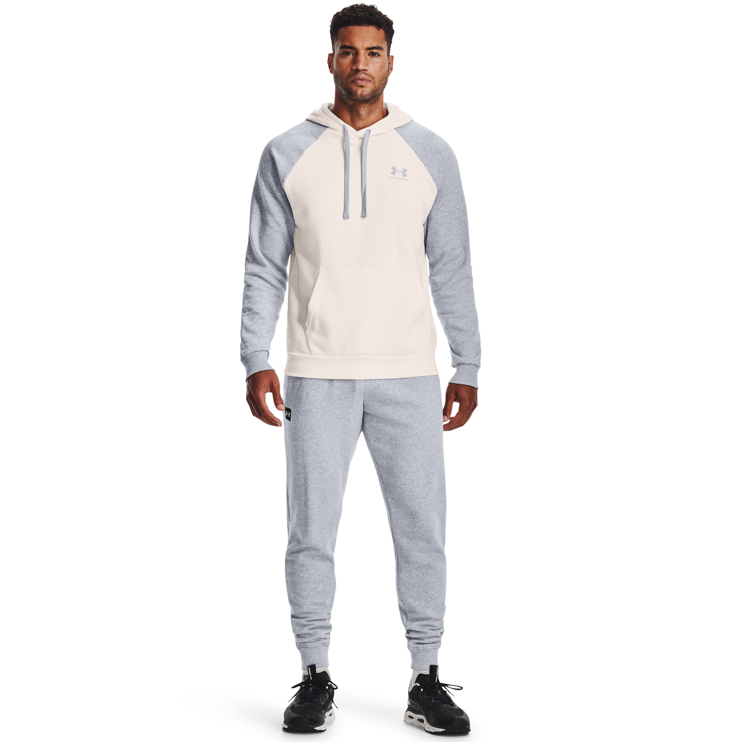 Wilson fleece colorblock logo hoodie clearance