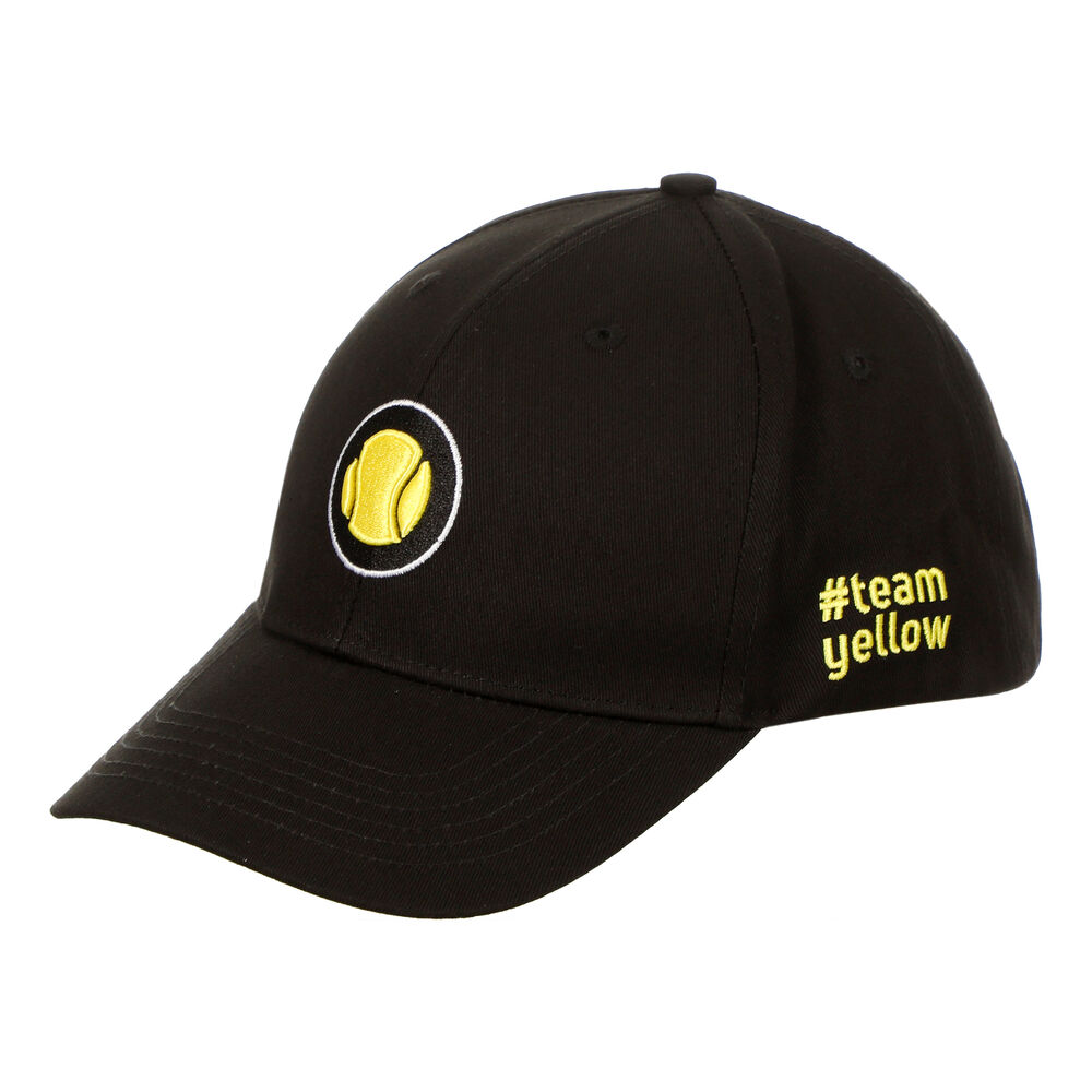 Tennis-Point Team Yellow Cap-Black,Yellow black, size: