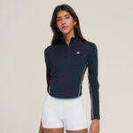 Wilson Clothing Wilson Brentwood Half-Zip Long Sleeve Women-Dark Blue