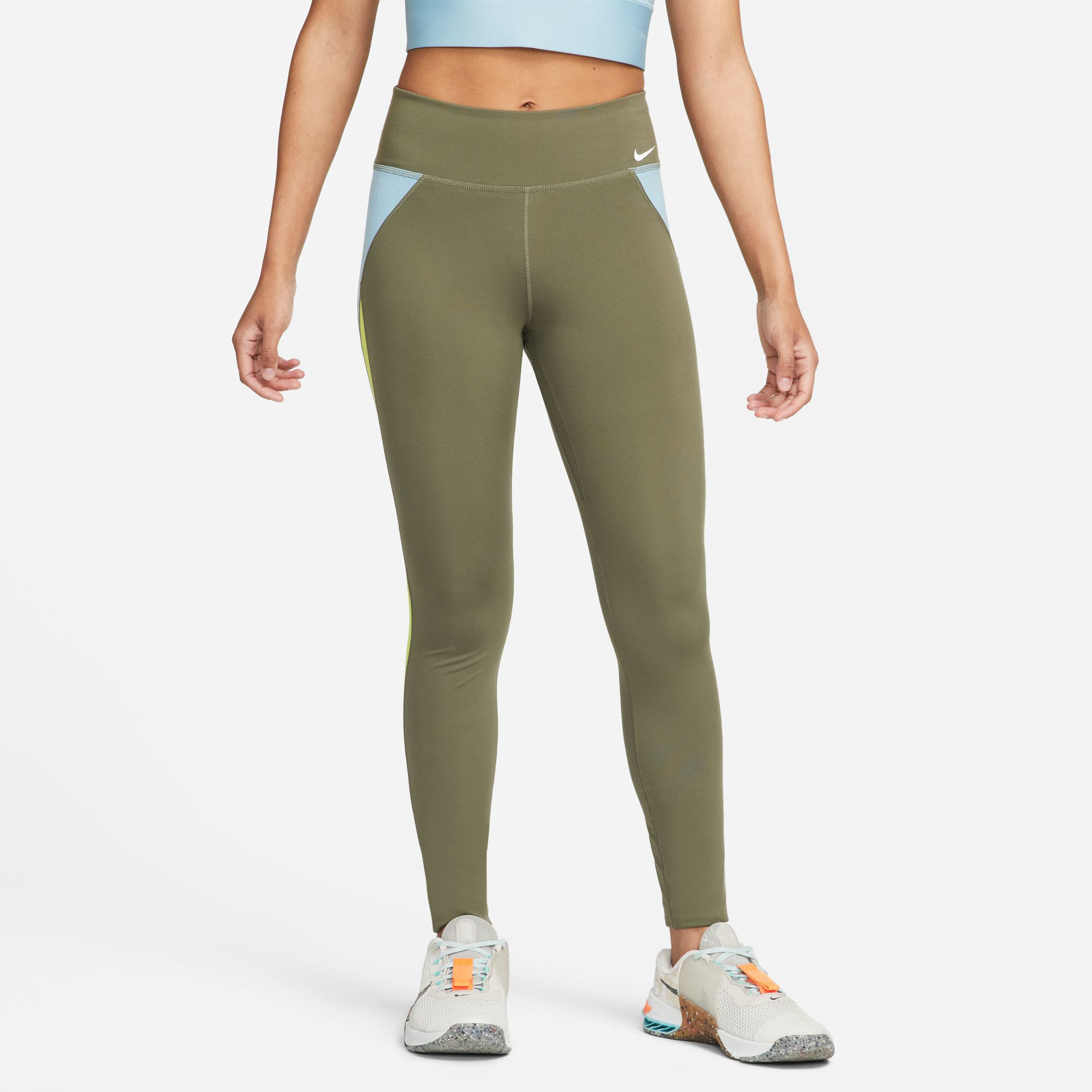 Olive green leggings cheap nike