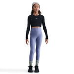 Nike Clothing Nike Dri-FIT One All Over Print Tight Girls - blue grey, white