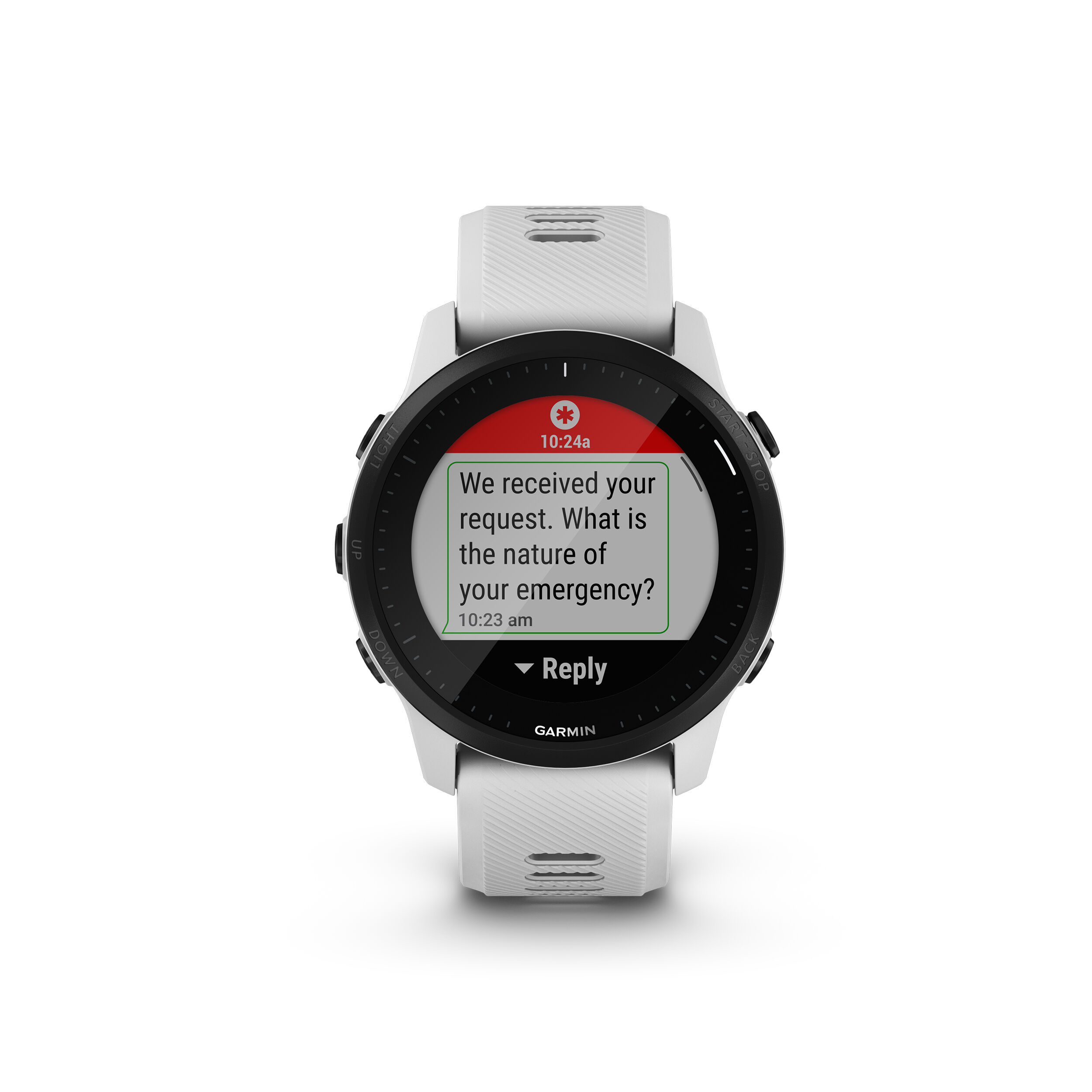 Garmin forerunner 645 music white top