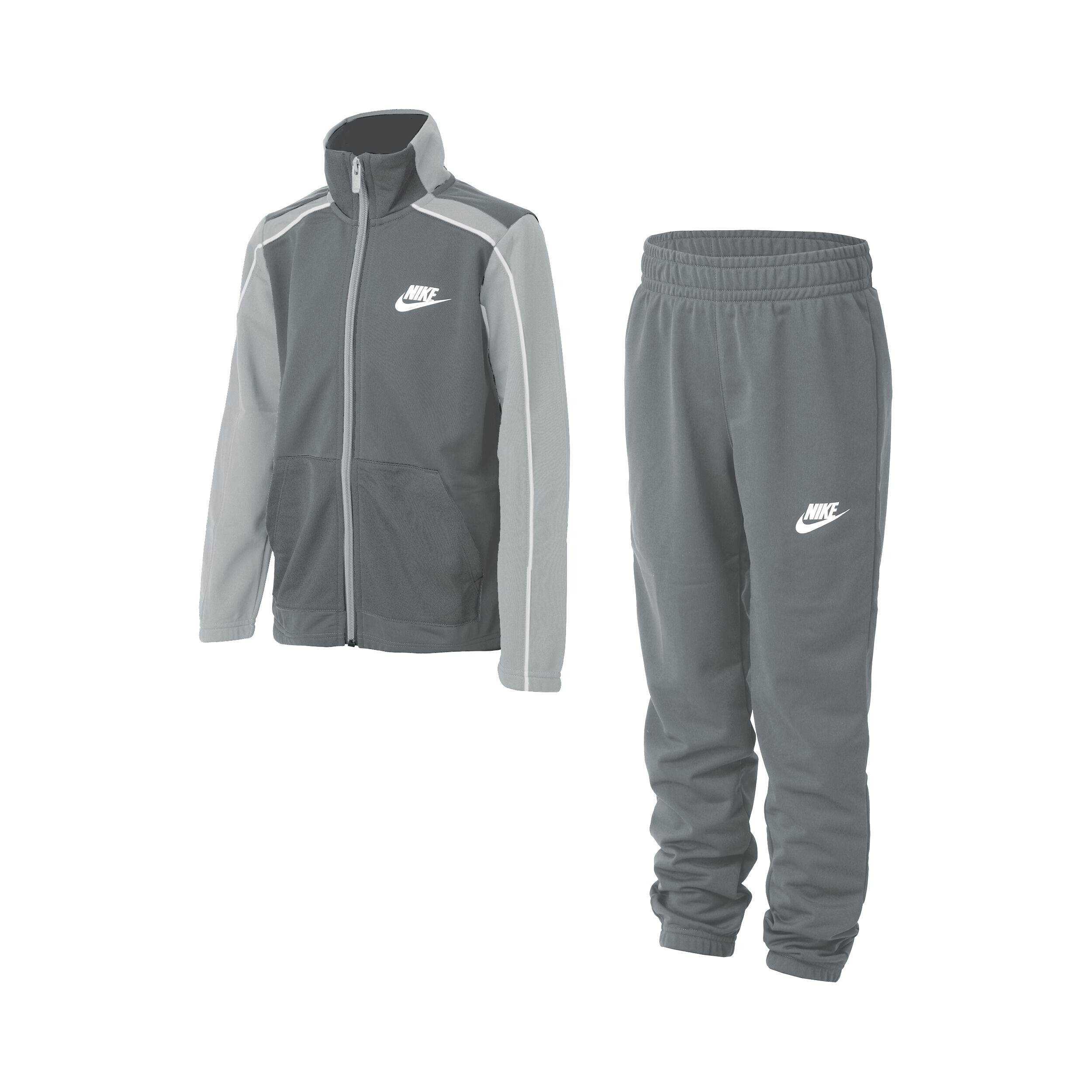Grey nike online tracksuit boys