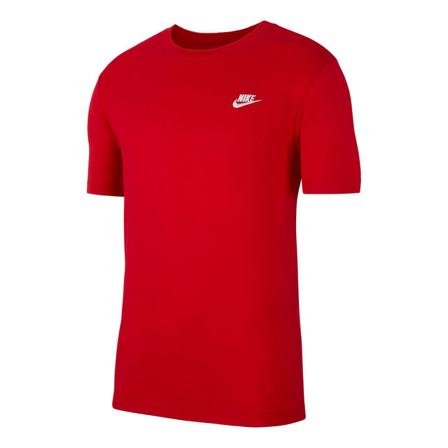 buy Nike Sportswear Club T-Shirt Men - Red, White online | Tennis-Point