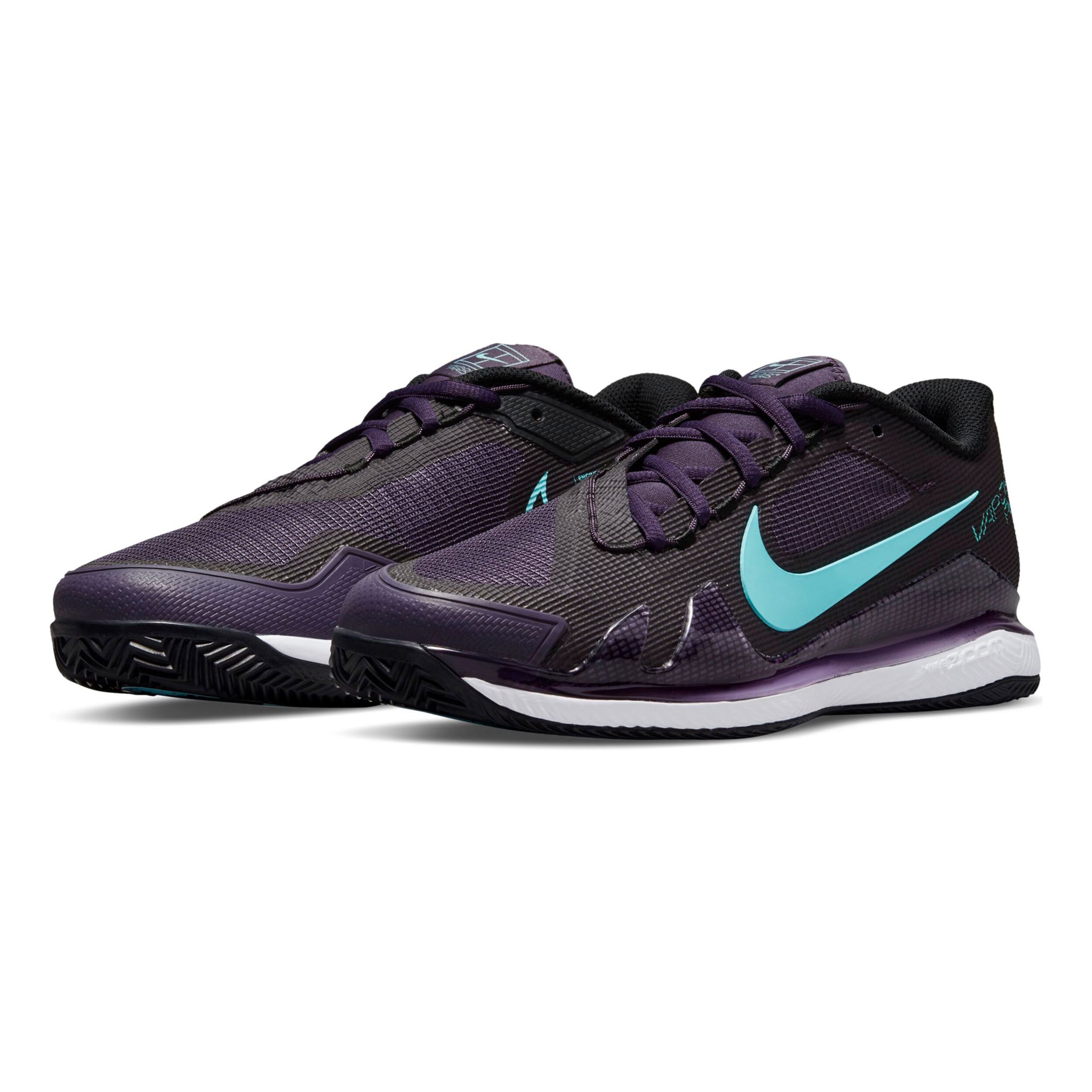 Zoom Vapor Pro Clay Court Shoe Women Dark Blue Turquoise