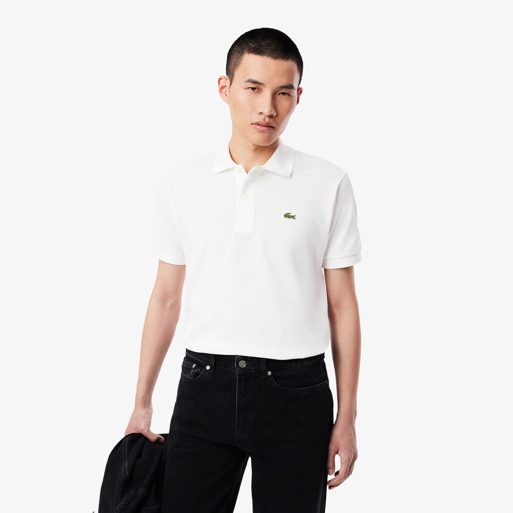 Lacoste Urban Print Polo Men white