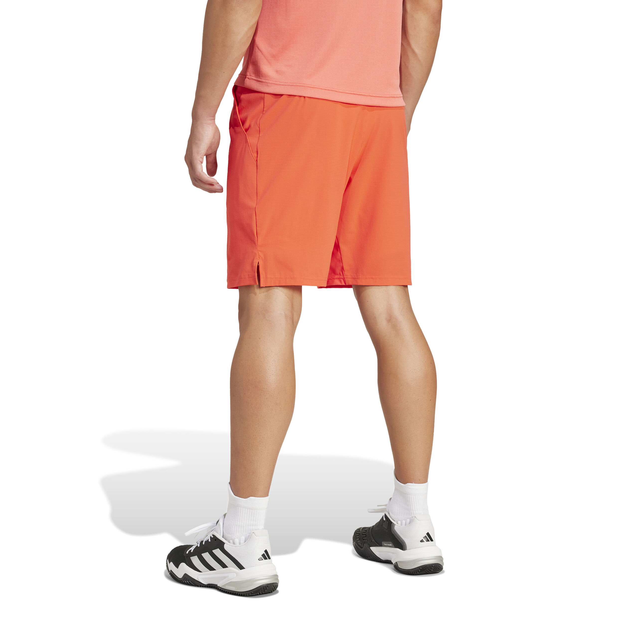 Mens orange adidas shorts on sale