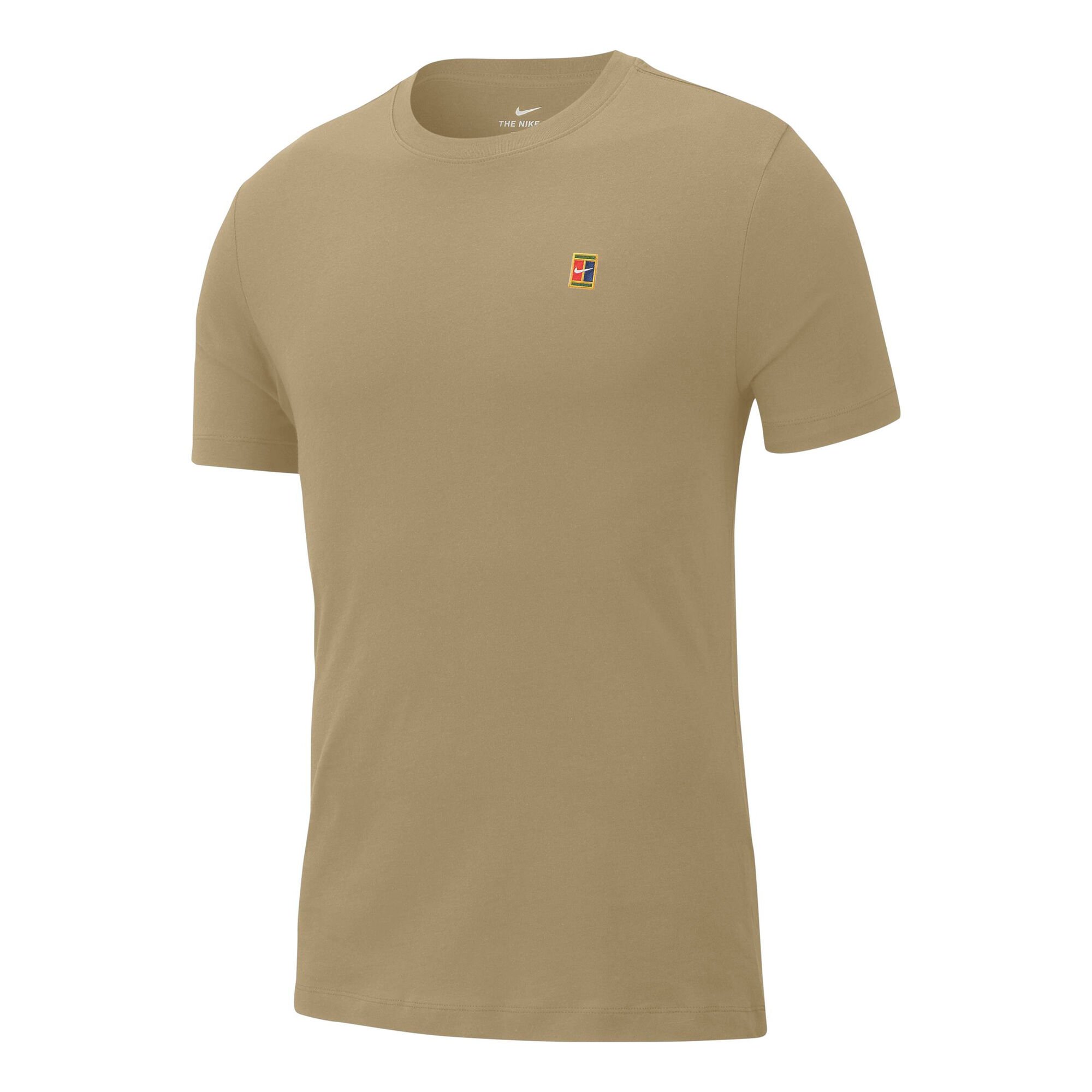 buy Nike Court EMB T-Shirt Men - Beige online | Tennis-Point